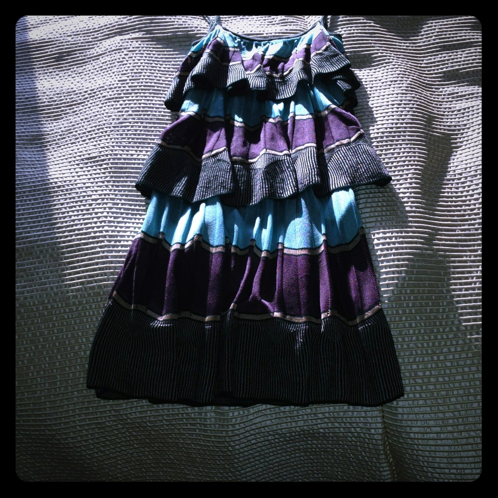 Missoni Purple and Blue Layered Dress